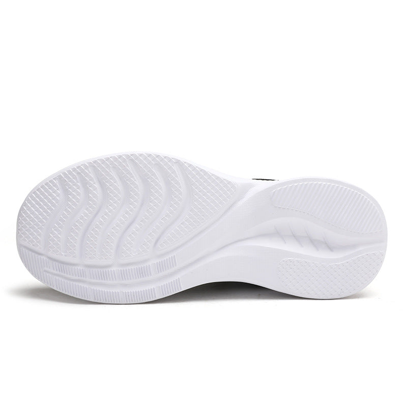 Damen Sportliche Knit-Sneaker mit atmungsaktiver Mesh-Oberfläche und rutschfester Sohle EB