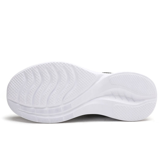 Damen Sportliche Knit-Sneaker mit atmungsaktiver Mesh-Oberfläche und rutschfester Sohle EB