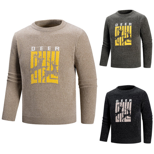 Herren Pullover mit einzigartigem Tiermotiv und hohem Tragekomfort EB
