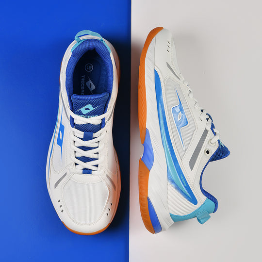 Damen Hochleistungs-Tennisschuhe mit innovativer Dämpfungstechnologie und rutschfester Sohle EB