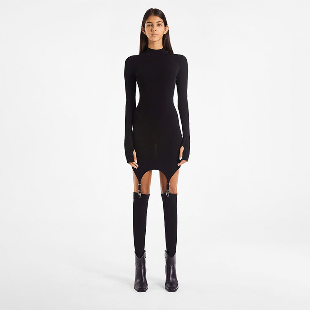 Damen Modisches Abendkleid mit raffinierten Cut-Outs EB