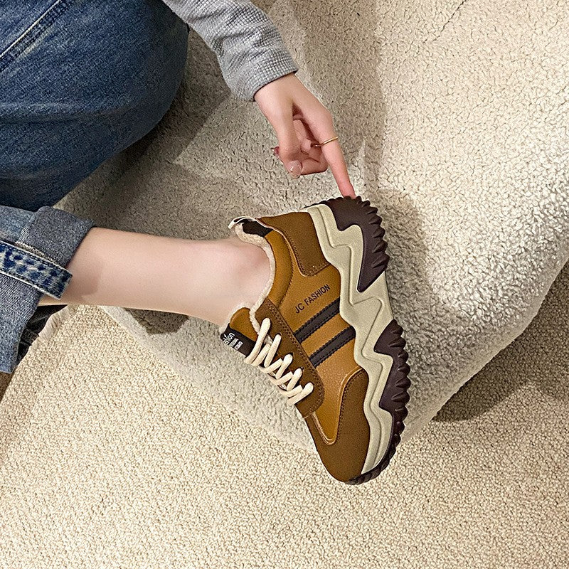 Damen modische Sneakers mit atmungsaktivem Mesh-Obermaterial und dämpfender Laufsohle EB