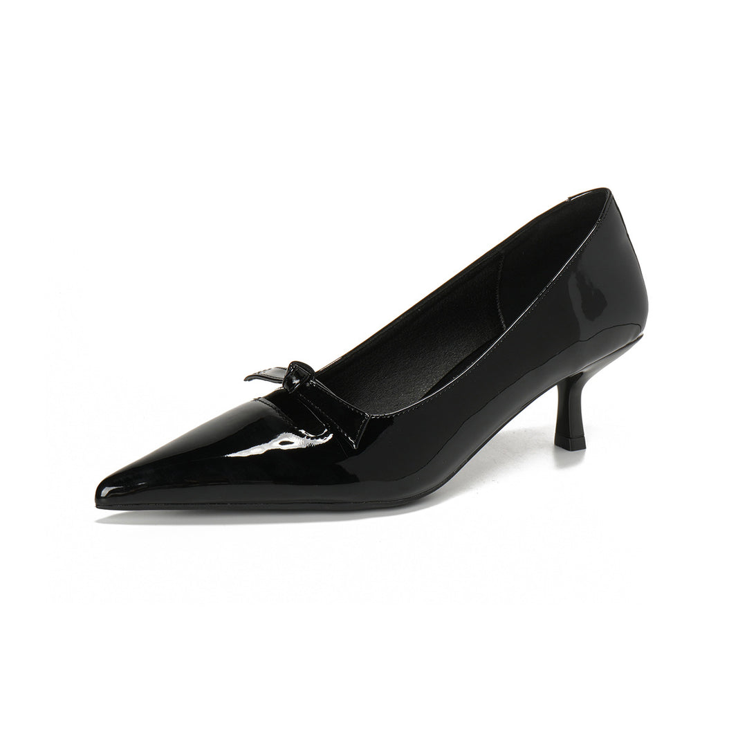Damen elegante High Heels mit modischem Schleifenakzent EB