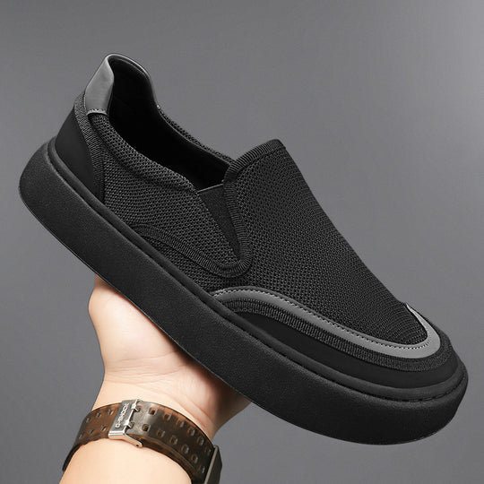 Damen Slip-On Sneakers mit atmungsaktivem Obermaterial EB