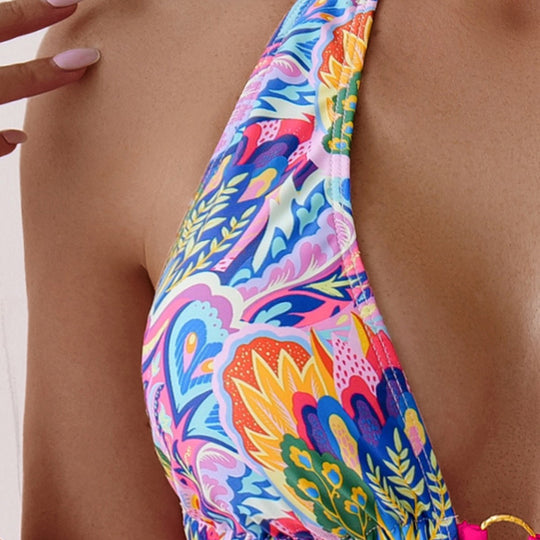 Damen Triangel-Bikini mit modischem Schleifen-Detail EB