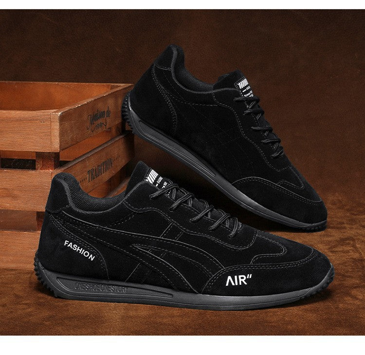 Damen Modische Sneakers mit hochwertiger Veloursleder-Oberfläche und rutschfester Sohle EB