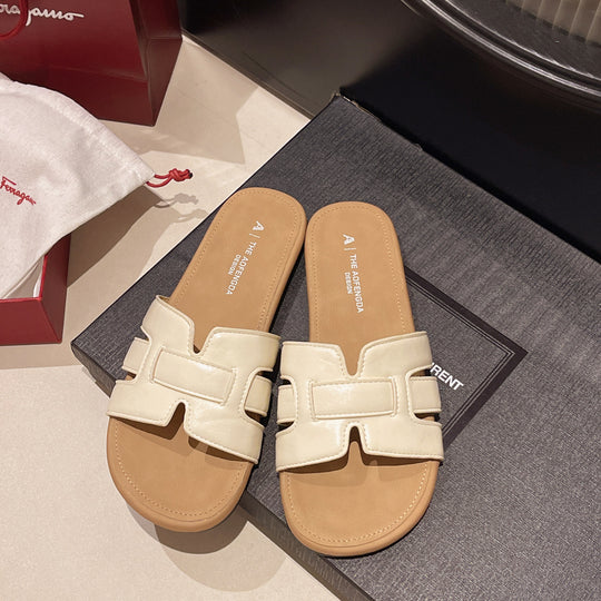 Damen Trendige Slide-Sandalen mit modischem Riemendetail EB