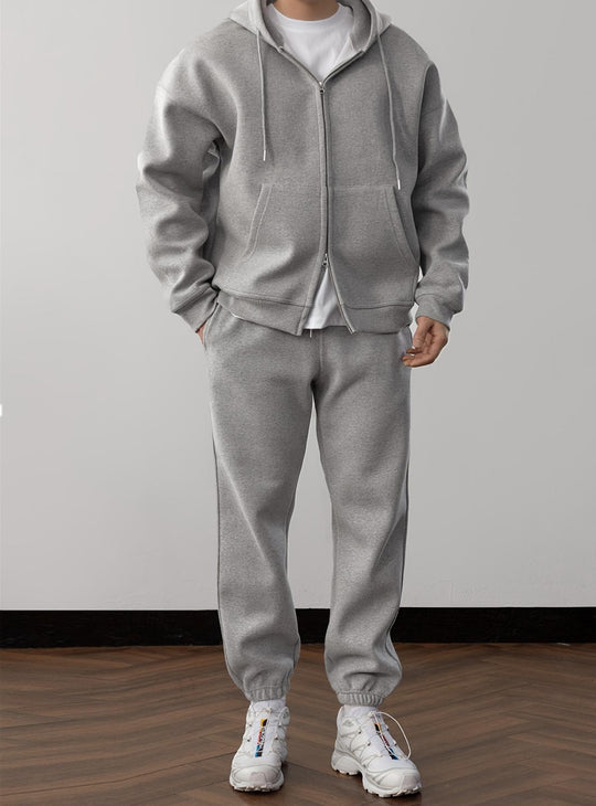 Herren bequeme Freizeitjacke mit passender Jogginghose EB