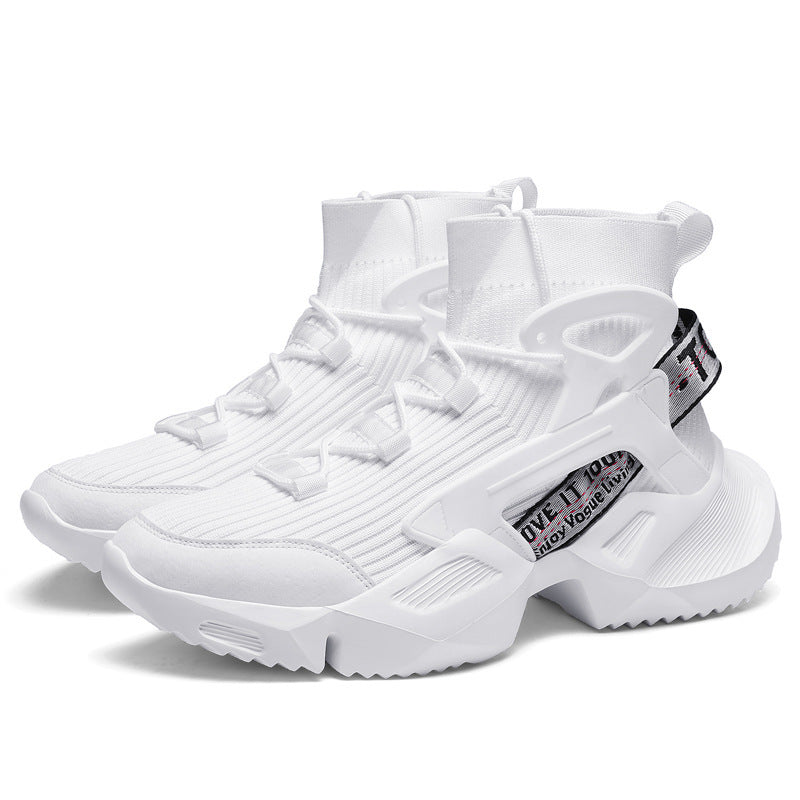 Damen Sportliche High-Top Sneakers mit innovativem Design und rutschfester Sohle EB