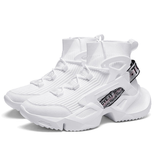 Damen Sportliche High-Top Sneakers mit innovativem Design und rutschfester Sohle EB