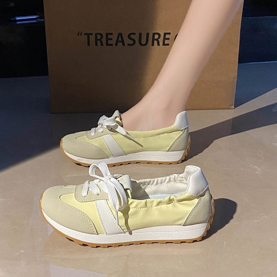 Damen Sportliche Freizeit-Sneaker mit atmungsaktiver Konstruktion und modernem Design EB
