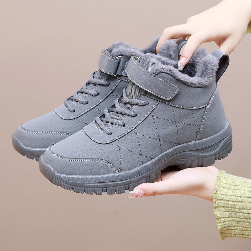 Damen Thermo-Wanderstiefel mit rutschfester Sohle und wärmendem Innenschuh EB