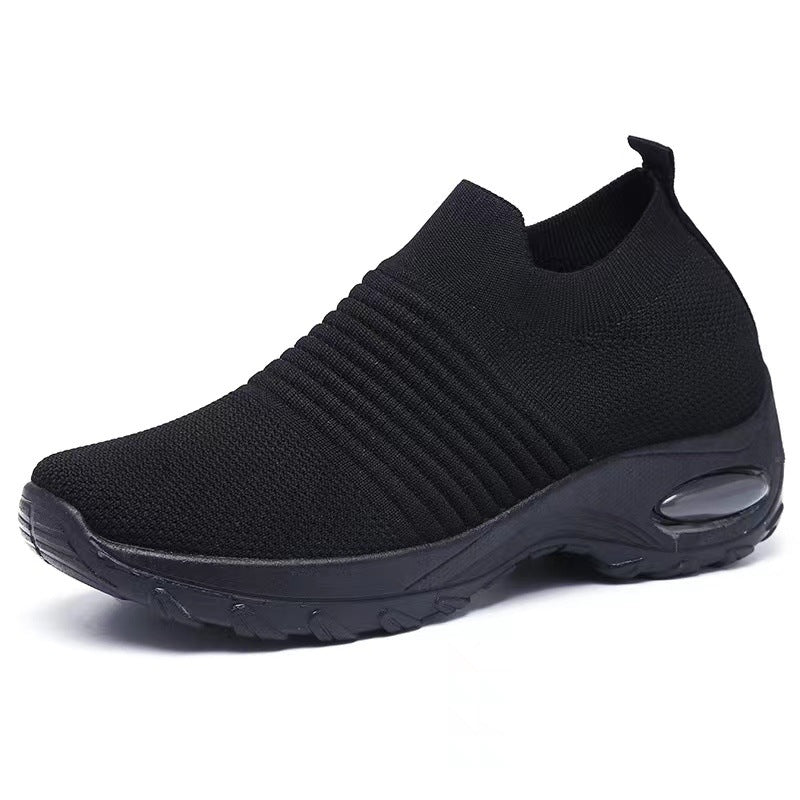 Damen Komfortable Sockensneaker mit atmungsaktivem Obermaterial EB