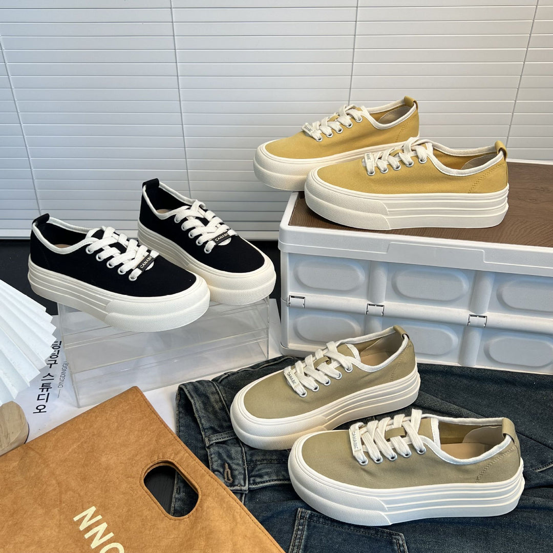 Damen Chunky Sneaker mit modischer Plateausohle und strapazierfähigem Obermaterial EB
