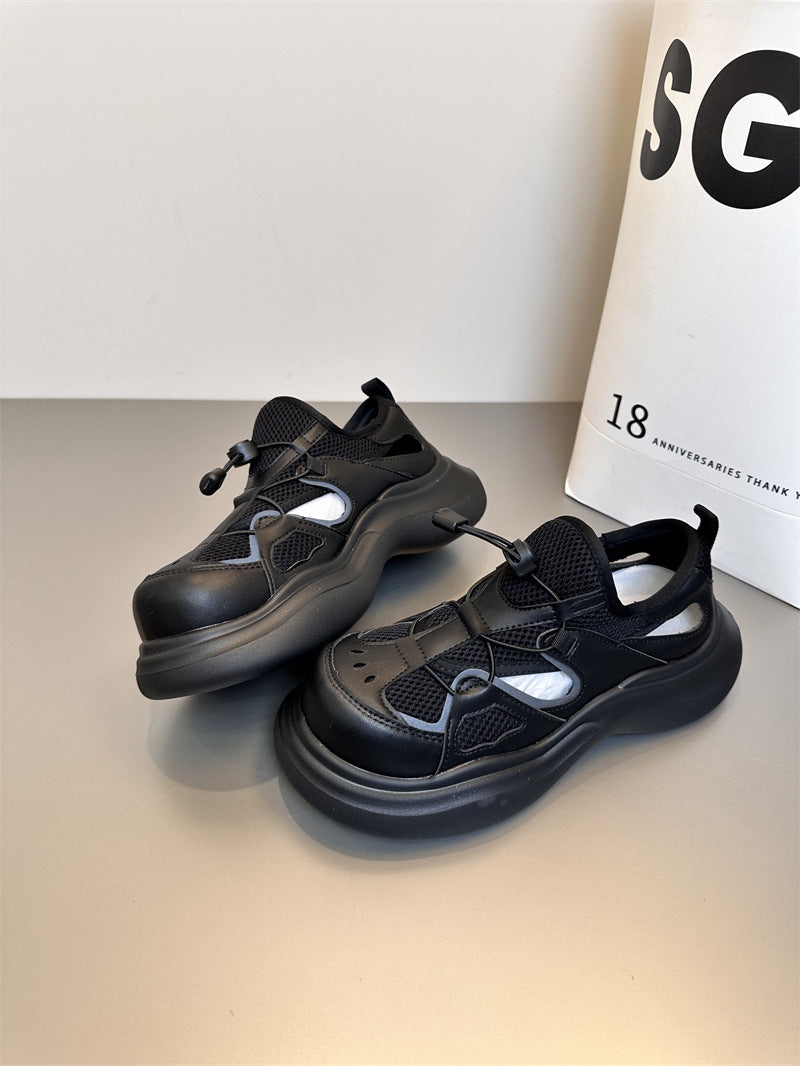 Damen Sportliche Sneakers mit atmungsaktiver Mesh-Oberfläche EB