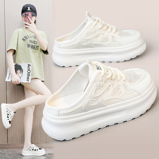 Damen Stylish Slip-On Sneakers mit ergonomischer Sohle und atmungsaktiven Einsätzen EB