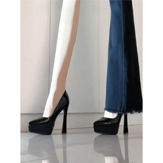Damen stilvolle High Heel Pumps EB