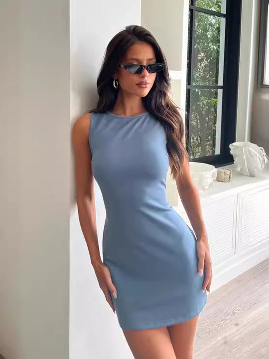 Damen ärmelloses Minikleid EB