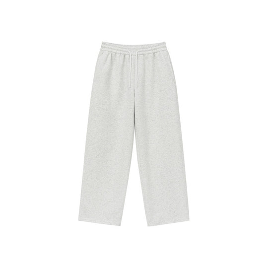 Unisex Relaxed-Fit Loungehose mit hohem Elastikbund, Kordelzug und geradem Bein EB