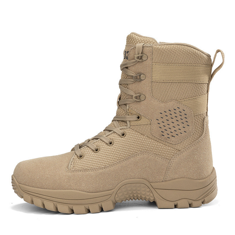 Damen Tactical Outdoor-Stiefel mit rutschfester Profilsohle und atmungsaktivem Obermaterial EB