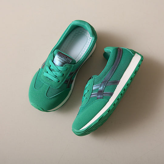 Damen Sportliche Sneakers mit luftdurchlässiger Mesh-Oberfläche und flexibler Dämpfung EB