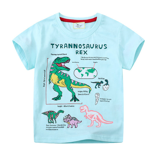 Jungen T-Shirt mit aufregendem Tyrannosaurus Rex Design EB