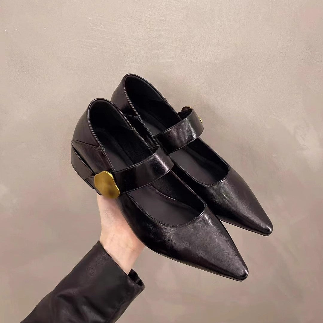Damen elegante Slingback-Pumps mit dekorativem Riemchen EB