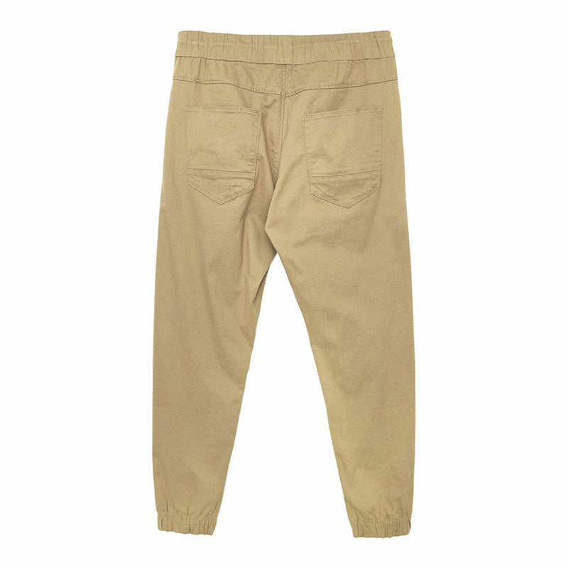 Herren sportliche Freizeithose mit elastischem Bund und praktischen Taschen EB