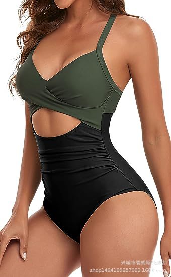 EB | Hohler rückenfreier Bikini mit engen Trägern