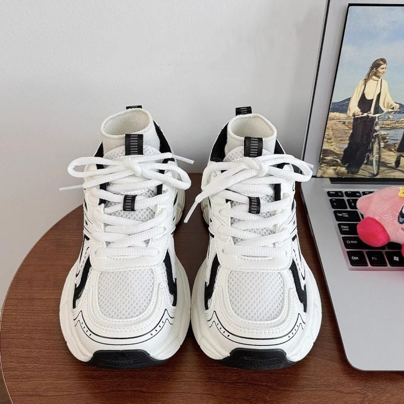 Damen Sportliche Sneaker mit ergonomischer Dämpfung und atmungsaktiver Mesh-Oberfläche EB