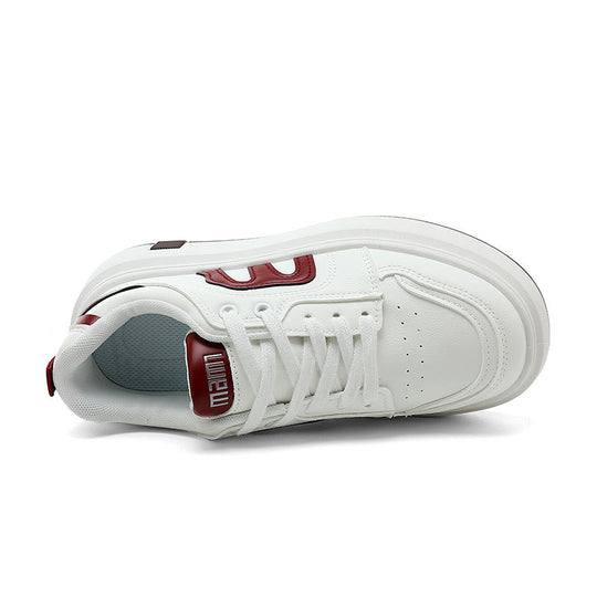 Damen Plateau Sneakers mit modernem Design und bequemer Dämpfung EB