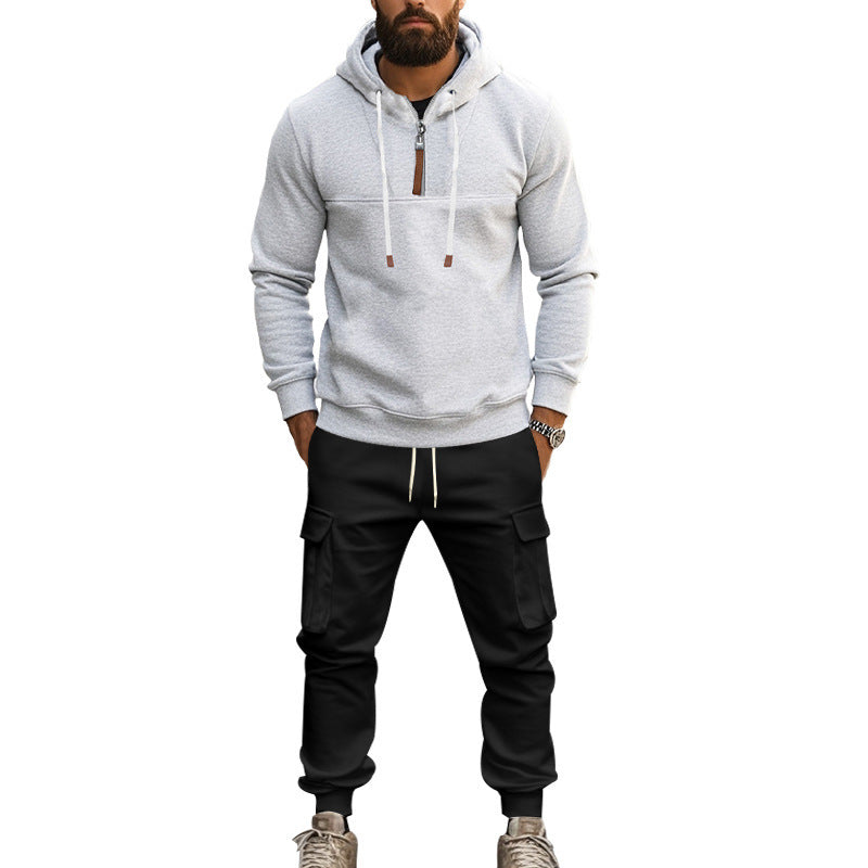 Herren Hoodie und Cargo Jogginghose Set EB