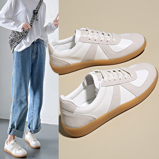 Damen Sportliche Sneaker mit stylishem Obermaterial und rutschfester Sohle EB
