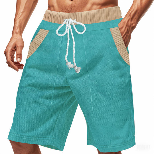Herren Freizeit-Shorts mit elastischem Bund und praktischen Seitentaschen EB