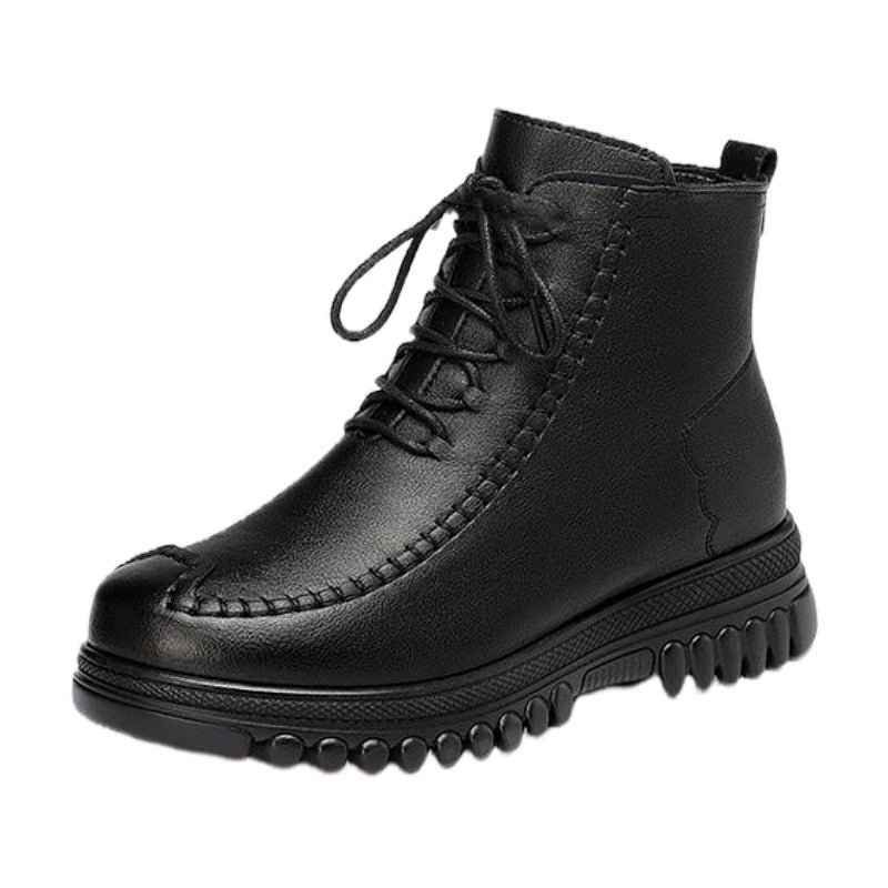 Damen behaarte Winterstiefel mit isolierendem Innenfutter und rutschfester Sohle EB