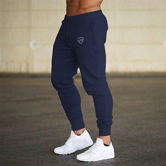 Herren Sweatpants mit schmalem Schnitt und elastischem Bund EB