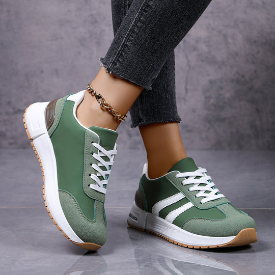 Damen Sportliche Sneakers mit modischem Design und atmungsaktiver Oberflächenstruktur EB