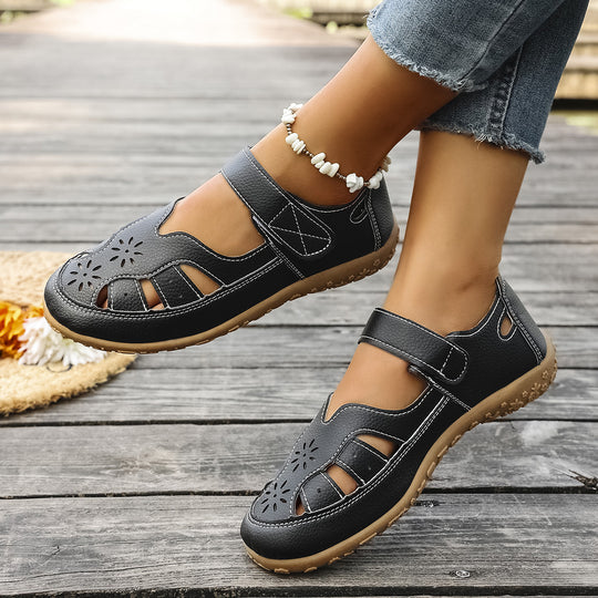 Damen Atmungsaktive Sandalen mit verstellbarem Klettverschluss EB