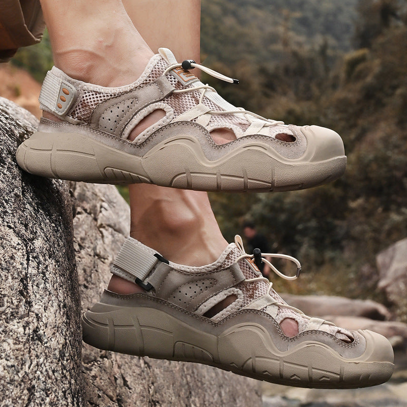 Damen Multifunktionale Outdoor-Sandalen mit rutschfester Sohle und atmungsaktivem Obermaterial EB