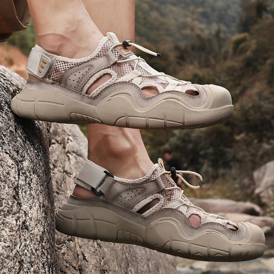 Damen Multifunktionale Outdoor-Sandalen mit rutschfester Sohle und atmungsaktivem Obermaterial EB