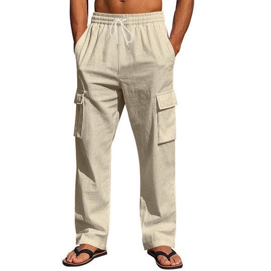 Herren Cargo-Hose mit verstellbarem Bund und praktischen Seitentaschen EB