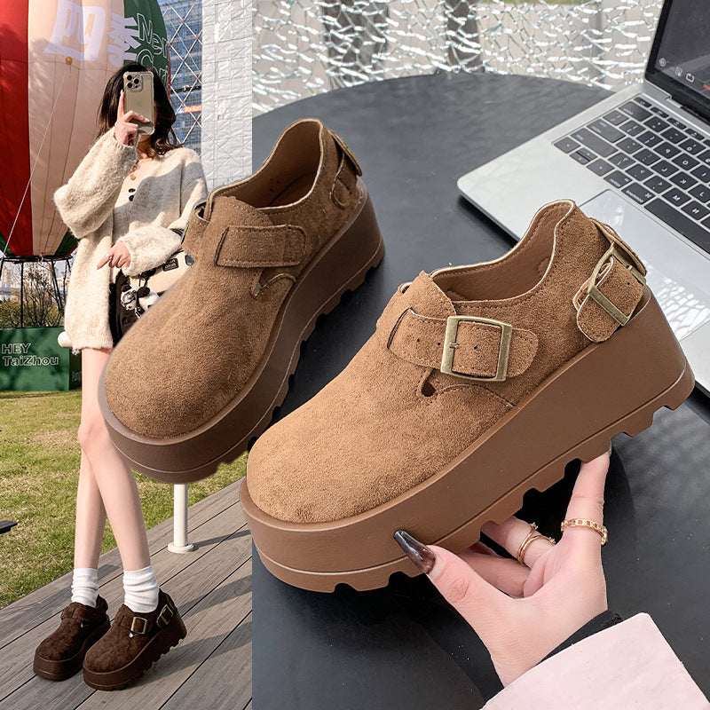 Damen Clogs mit modischem Schnallen-Design und gepolsterter Sohle EB