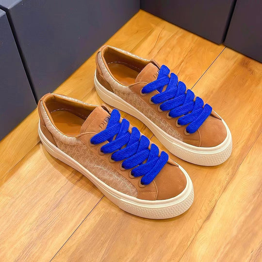 Damen Komfortable Sneakers mit modischen Schnürsenkeln von EB