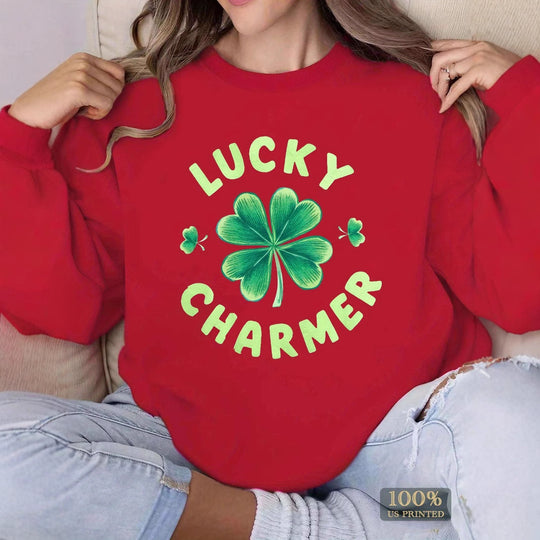 Damen Sweatshirt mit motivierendem Print und lässigem Schnitt EB
