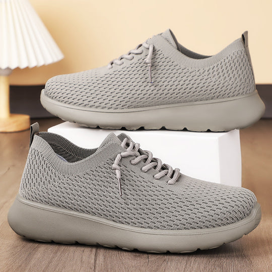 Damen Atmungsaktive Komfort Sneakers mit elastischem Schnürsystem EB