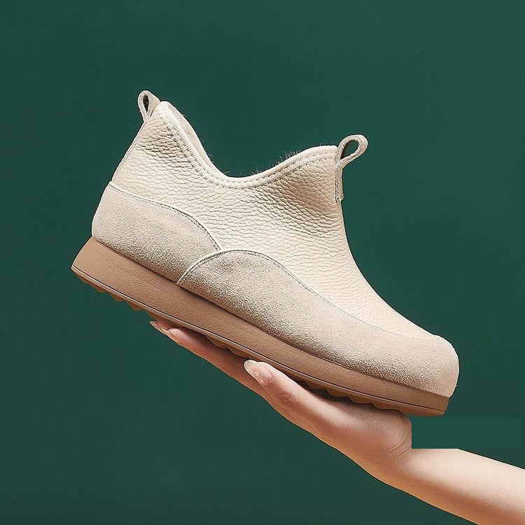 Damen modische High-Top Sneakers mit wärmendem Innenfutter und rutschfester Sohle EB