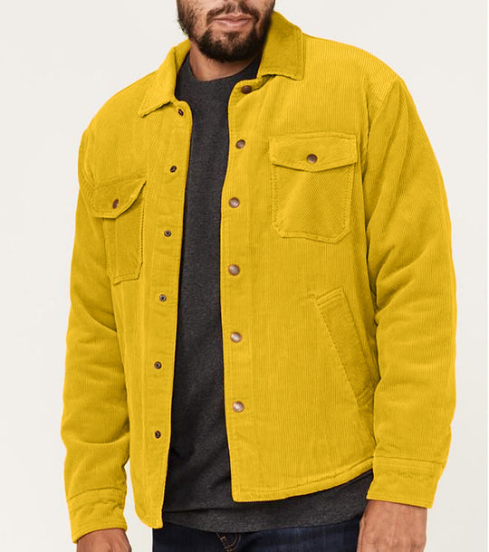 Herren Cordjacke mit praktischen Taschen und stylischem Design EB