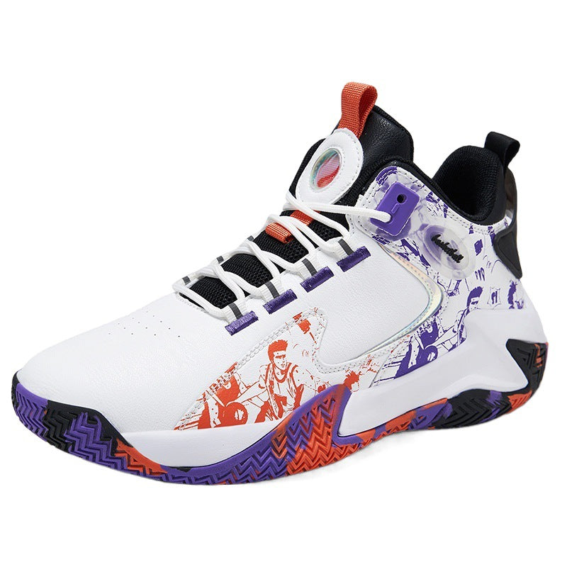Damen Basketball Sneakers mit stoßdämpfender Technologie und rutschfester Sohle EB