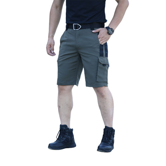 Herren cargo shorts mit praktischen seitentaschen und verstellbarem bund EB