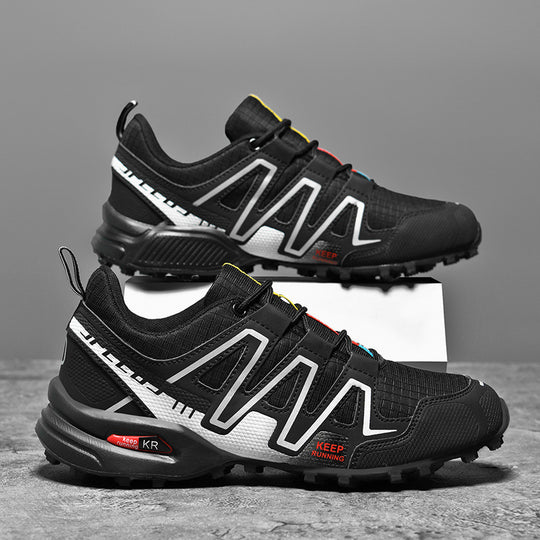 Damen Sportliche Trailrunning-Schuhe mit rutschfester Profilsohle und atmungsaktivem Obermaterial EB